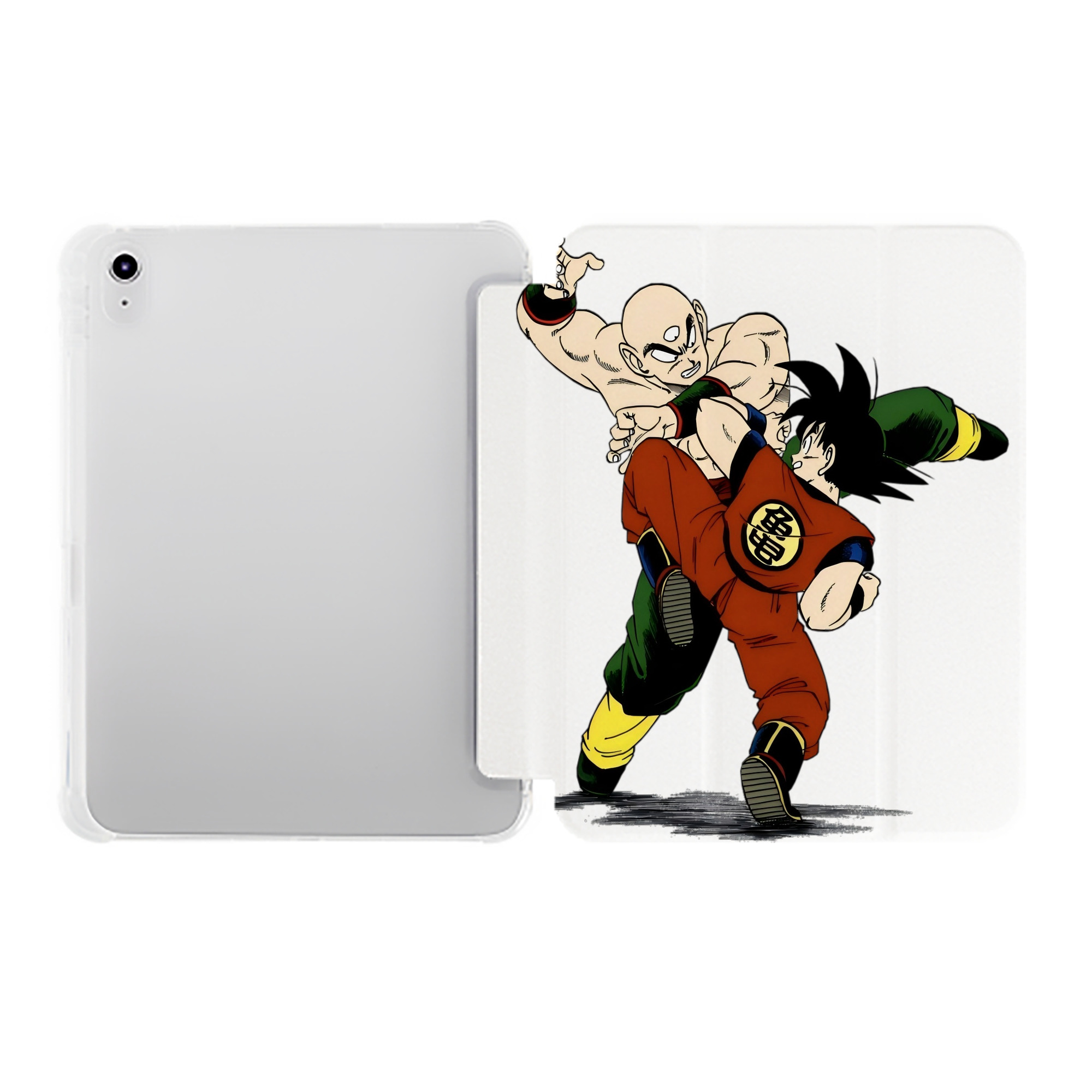 （画像用） ドラゴンボール DRAGON BALL IPad ケース ペン収納付き 三つ折りスタンド PUレザー×シリコン 対応機種9.5/10.5/10.9インチ